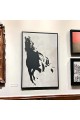 Wall art painting, view, 100 x 150 cm