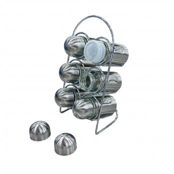 طقم علب بهارات بستاند 6علب 