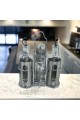 Set of oil, vinegar and saltines bottles with holder - 4 pieces