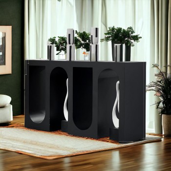   كونسول خشبي بتصميم انيق 140×40×90سم