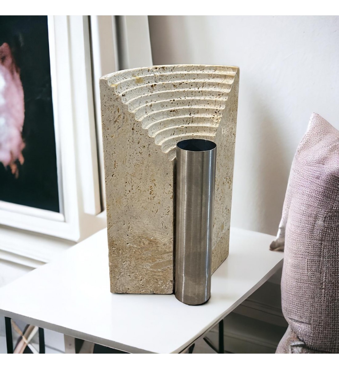 تحفة ديكور رخام ترفنتينوا 30×14×20سم تحفة ديكور رخام ترفنتينوا 30×14×20سم