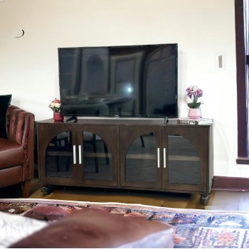   دولاب تخزين متعدد الاستخدامات  خشبي فاخر 70×160×40سم 