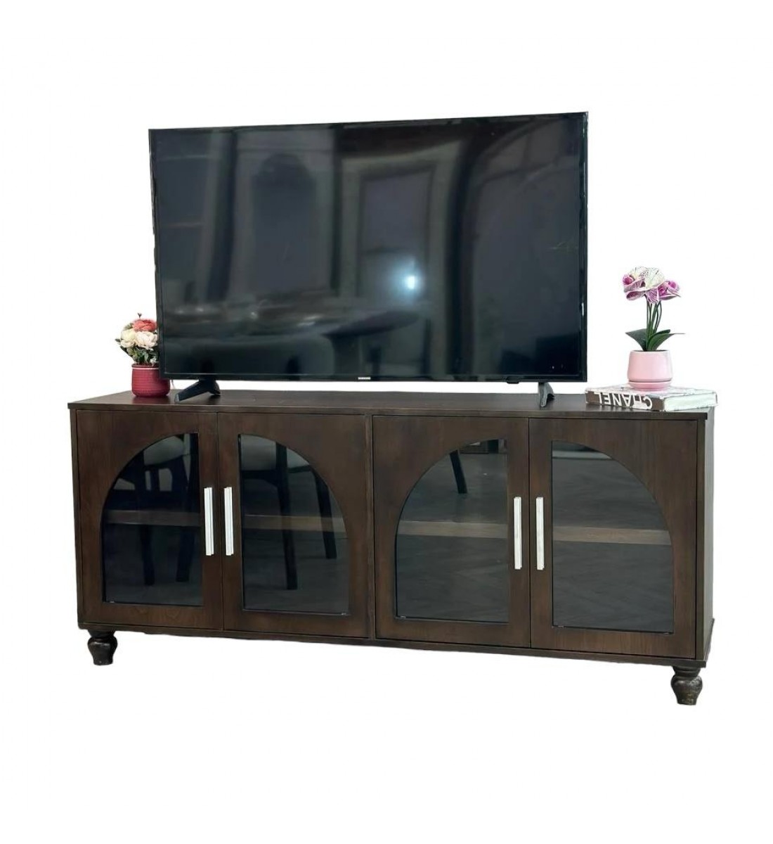   دولاب تخزين متعدد الاستخدامات  خشبي فاخر 70×160×40سم 