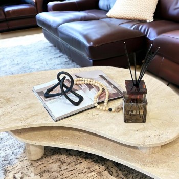 طاولة وسط رخام  ترفنتينوا 40×53×140سم 