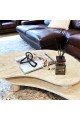Treventino marble center table, 40 x 53 x 140 cm