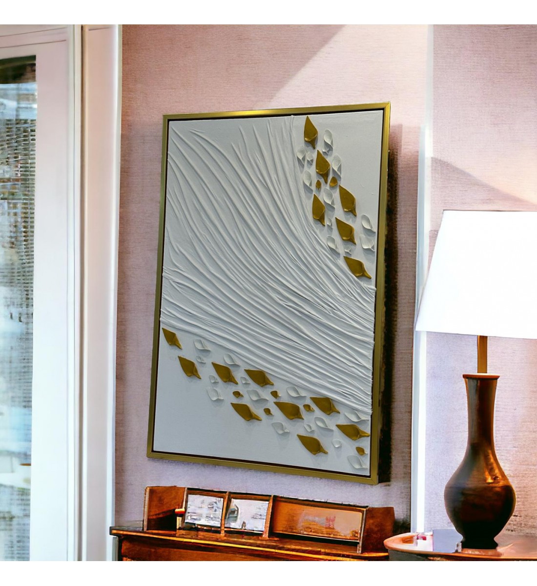 Wall art painting, view, 120 x 80 cm