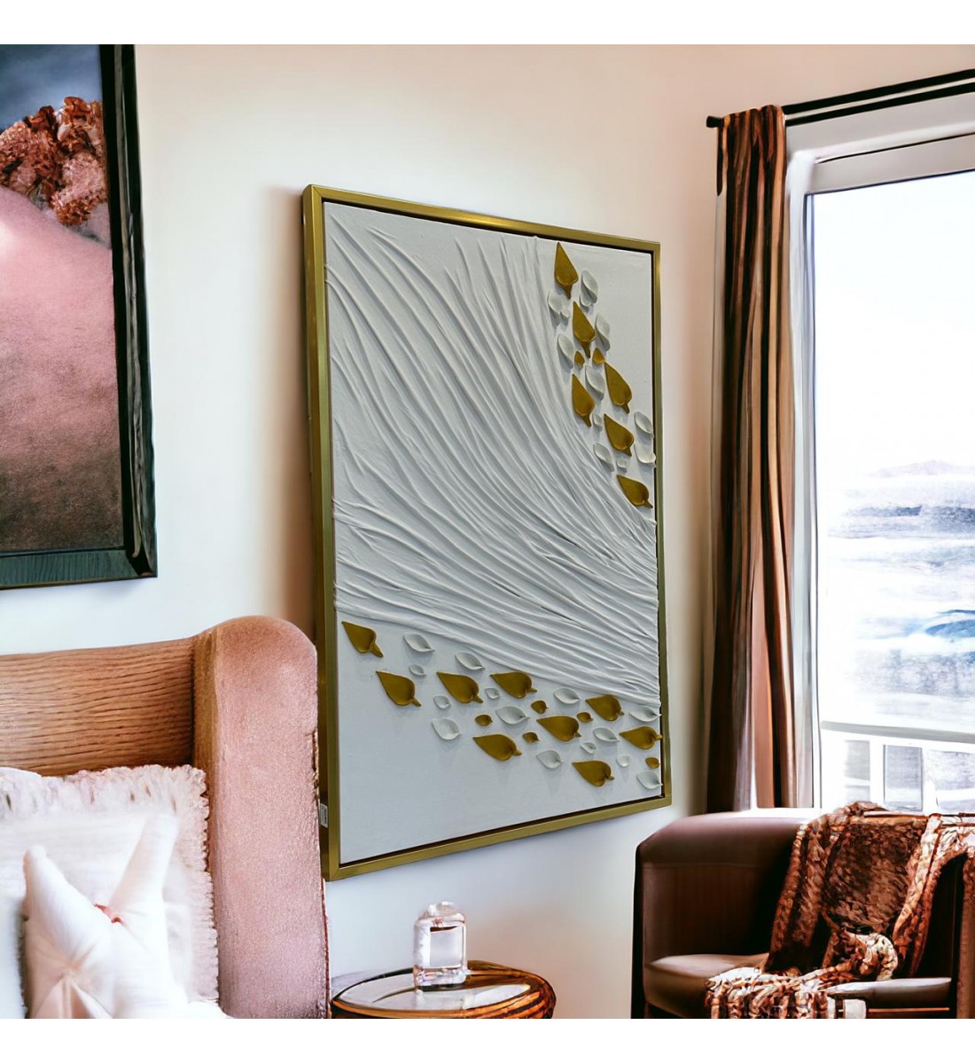 Wall art painting, view, 120 x 80 cm