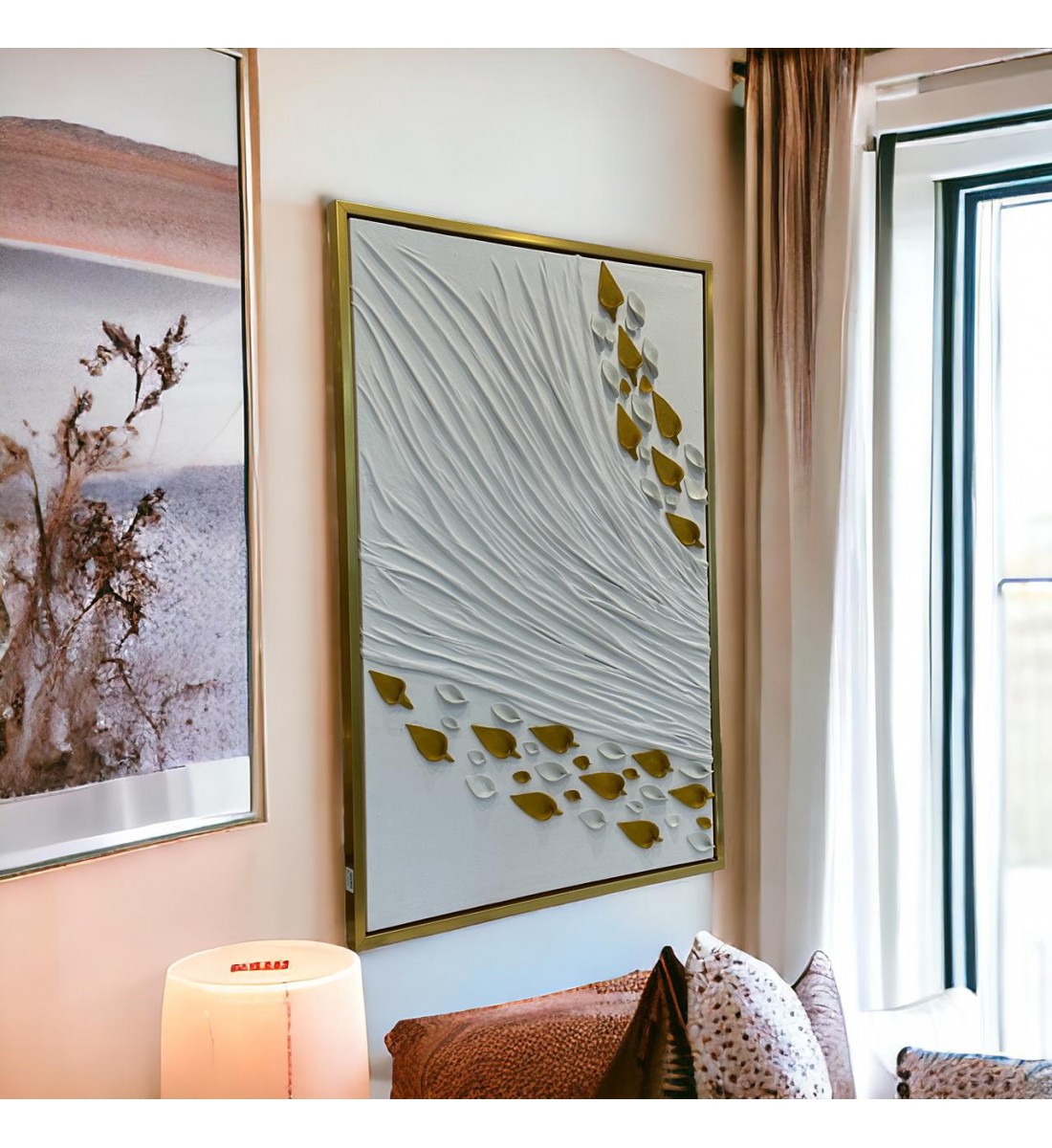 Wall art painting, view, 120 x 80 cm