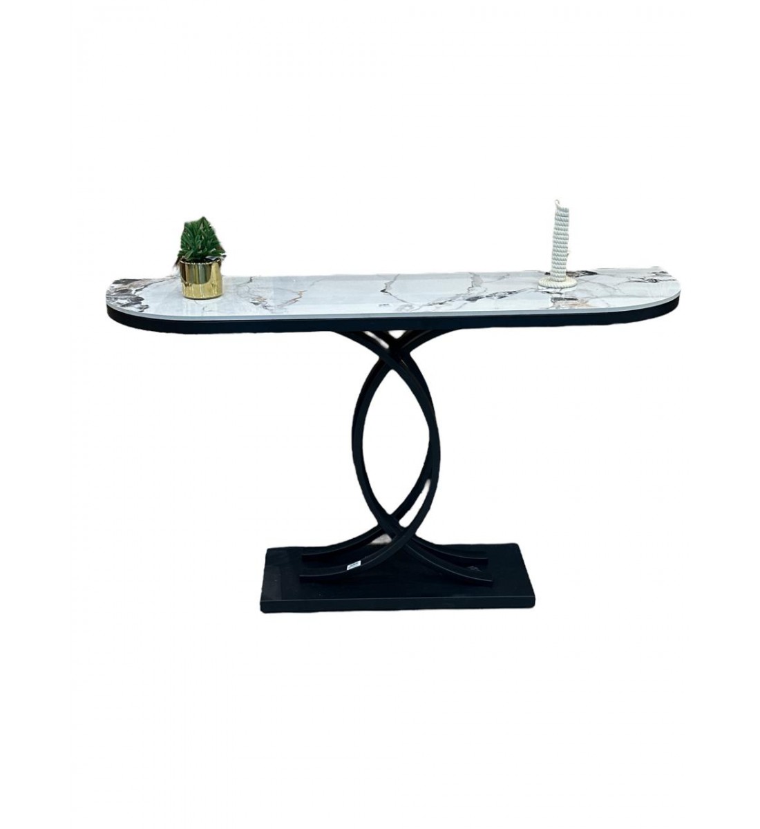 طاولة مدخل كلاسيكي اسود81×140×40سم طاولة مدخل كلاسيكي اسود81×140×40سم