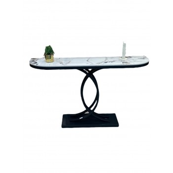 طاولة مدخل كلاسيكي اسود81×140×40سم