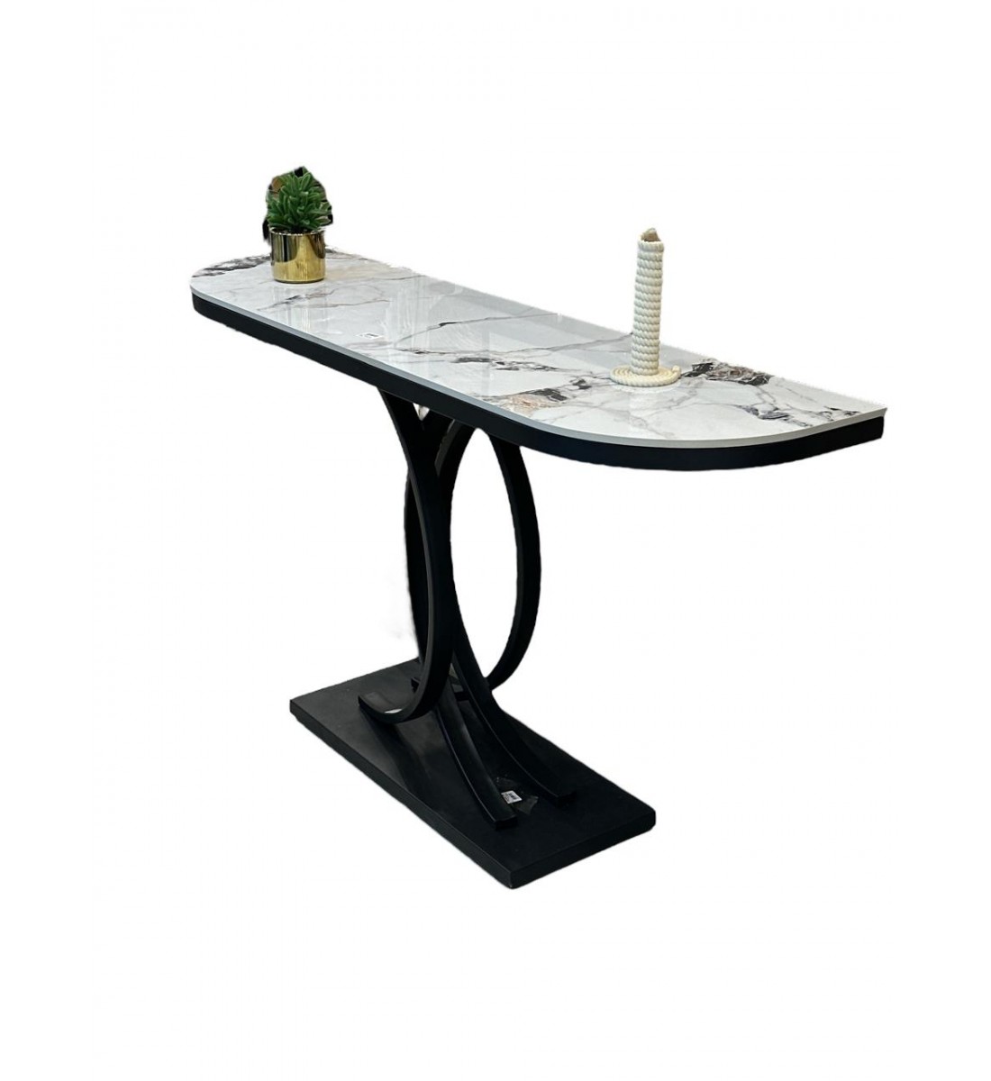 طاولة مدخل كلاسيكي اسود81×140×40سم طاولة مدخل كلاسيكي اسود81×140×40سم