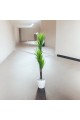 A white tree decorating a corner, 160 cm