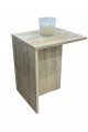 طاولة جانبية رخام ترافينتينو40×46×55سم طاولة جانبية رخام ترافينتينو40×46×55سم