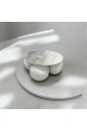 Treventino marble coffee table