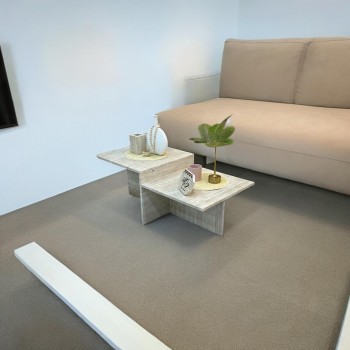 طاولة قهوة رخام ترفنتينوا مقاس 110*60*45 سم 