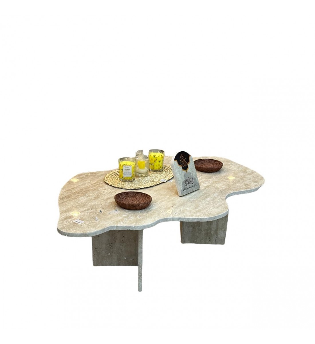 طاولة قهوة رخام ترفنتينوا طاولة قهوة رخام ترفنتينوا