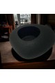 Luxurious medium black ceramic bowl, 52 x 45 x 29 cm