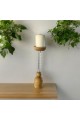 Pillar candle holder, length 29 x 8 x 8 cm