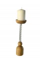 Pillar candle holder, length 29 x 8 x 8 cm