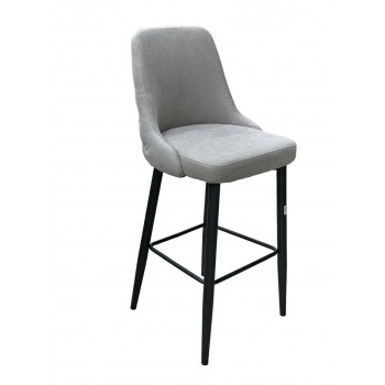 كرسي بار مخمل بيج  106x43x52 سم