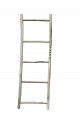 Rustic decorative wooden ladder, height 145 cm