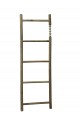 Rustic decorative wooden ladder, height 145 cm