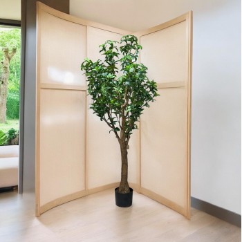  شجرة تزين فلكس بمركن اسود 2.10سم تقريبا  