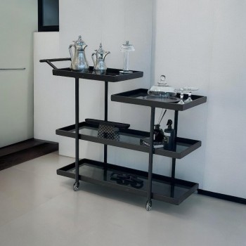 عربية تقديم 4دور زجاج مقاس 100*40*93 سم 