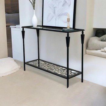 مدخل حديد لون أسود 90×40×120سم 