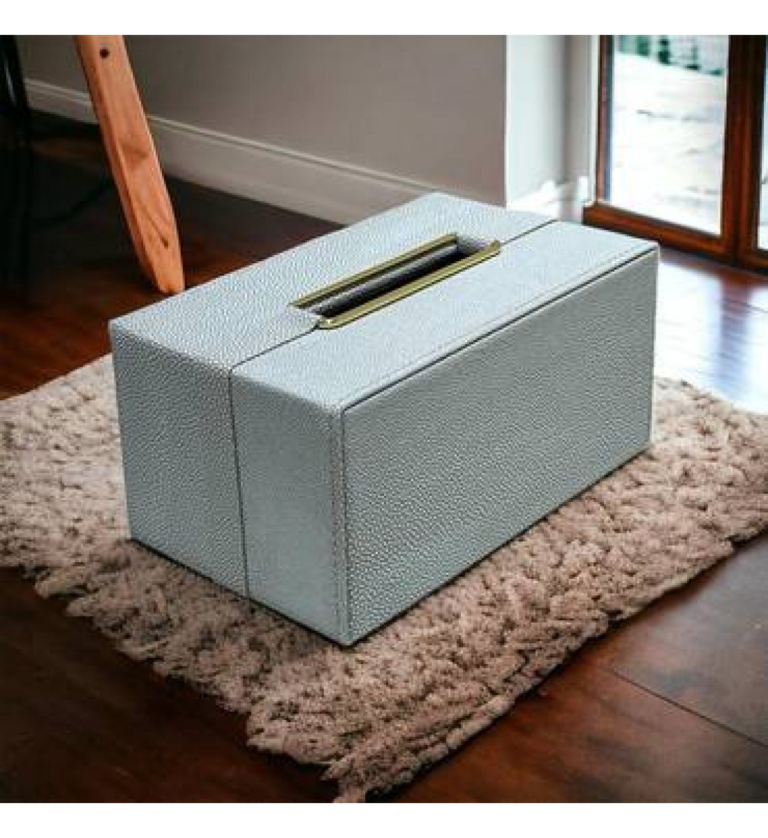 علبة منديل جلد 22×13×10سم علبة منديل جلد 22×13×10سم