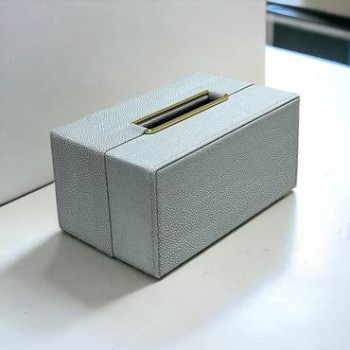  علبة منديل جلد 22×13×10سم