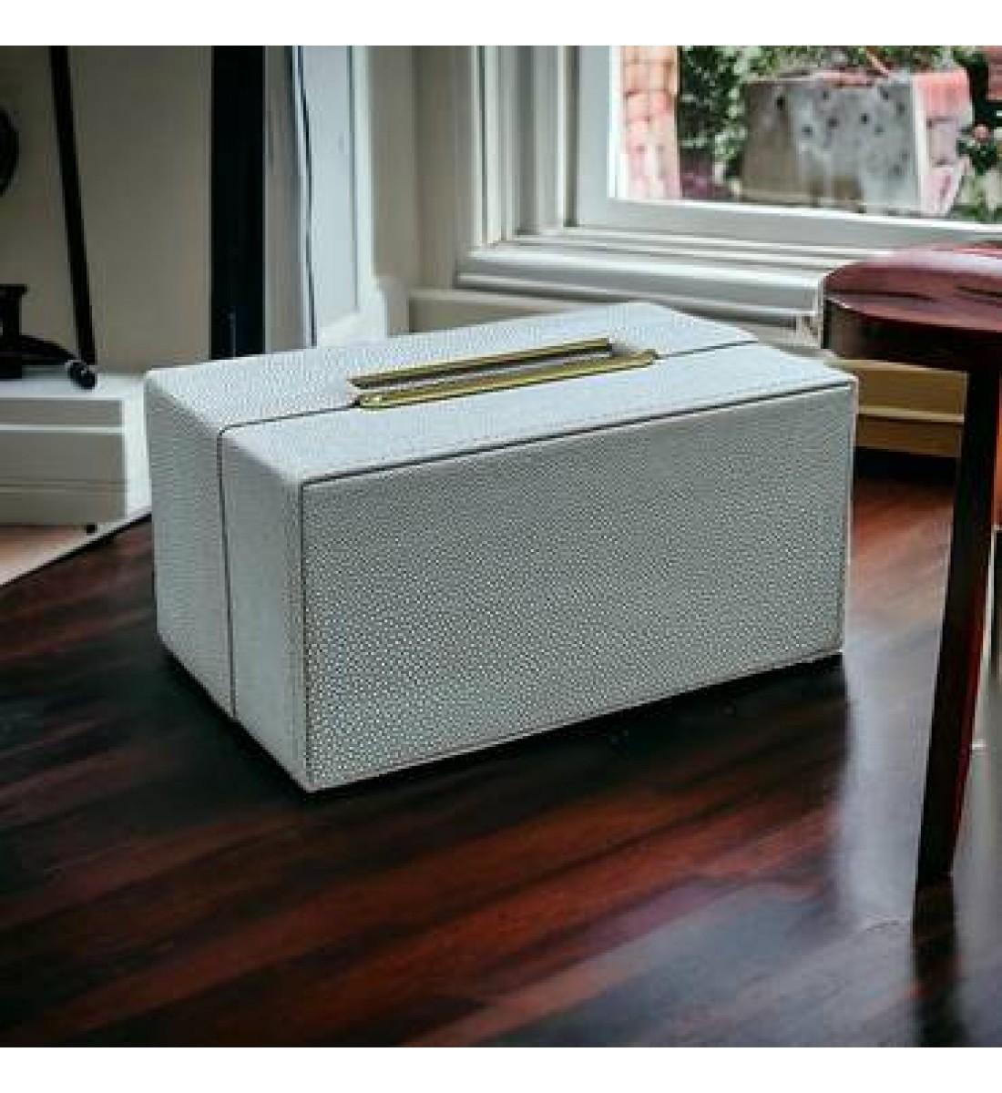 علبة منديل جلد 22×13×10سم علبة منديل جلد 22×13×10سم