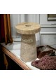 A decorative masterpiece of Traventino marble, 13 x 9 x 9 cm