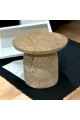 A decorative masterpiece of Traventino marble, 13 x 15 x 15 cm