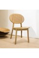 Abbott Indoor/Outdoor Acacia Wood Dining Chair 80x45x45 cm