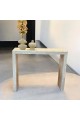 Traventino marble console, 35 x 110 x 90 cm