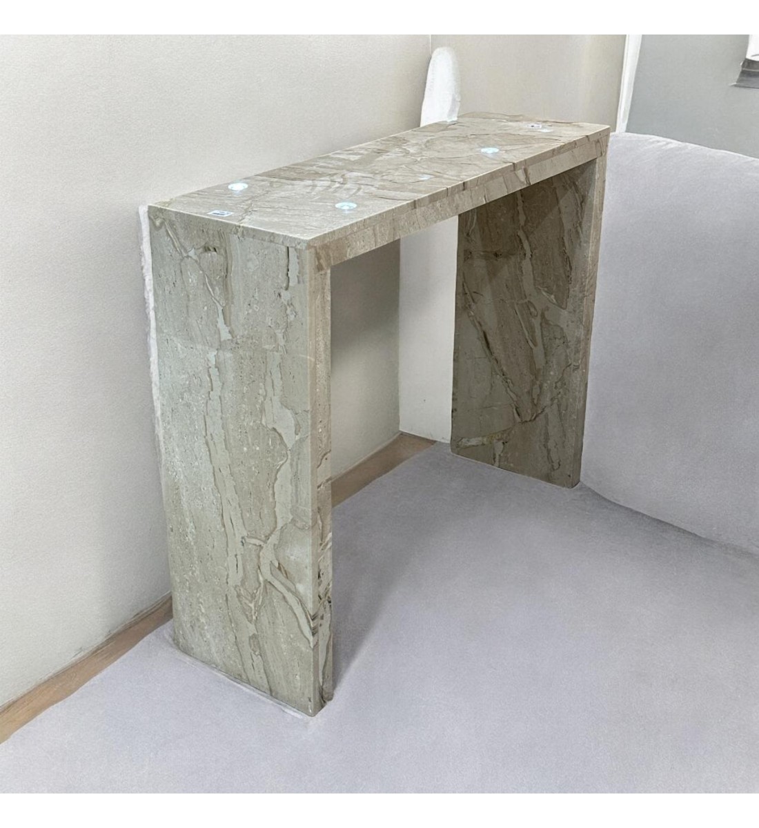 Italian marble console, 40 x 110 x 90 cm