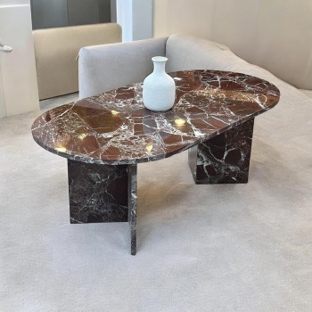 طاولة شاي رخام الفانتو 120×60×45سم 