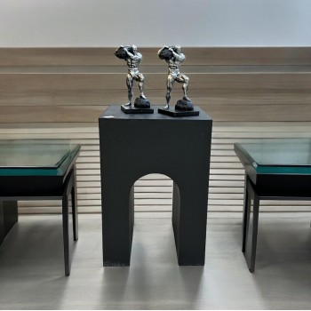 طاولة مدخل ديكور اسود 40×40×60سم 