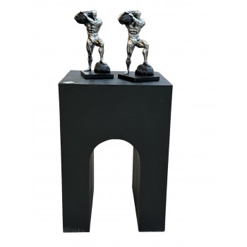 طاولة مدخل ديكور اسود 40×40×60سم 