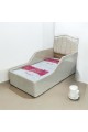 Bed with mattress, length 170 cm, width 84 cm, height 100 cm