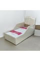Bed with mattress, length 170 cm, width 84 cm, height 100 cm