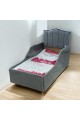 Bed with mattress, length 170 cm, width 84 cm, height 100 cm