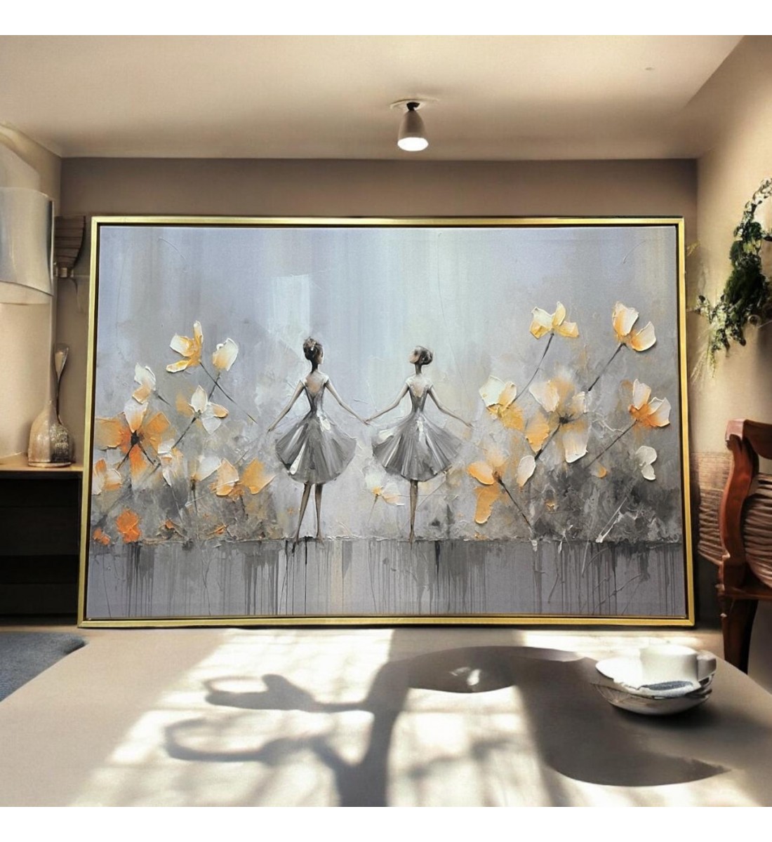 لوحة جدارية فنية، قماش كانفس100×150سم 