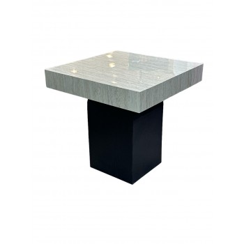  طاولات قهوه وتقديم بديل الرخام اسود 60×60×60سم 