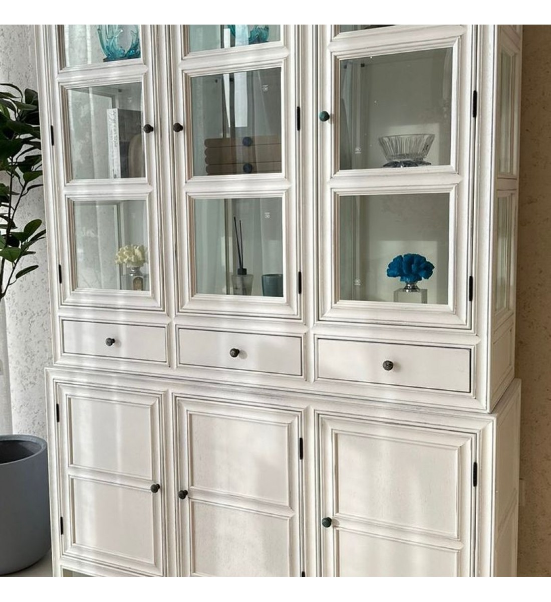 Buffet with cabinet - Suzani 150 x 46 x 230 cm