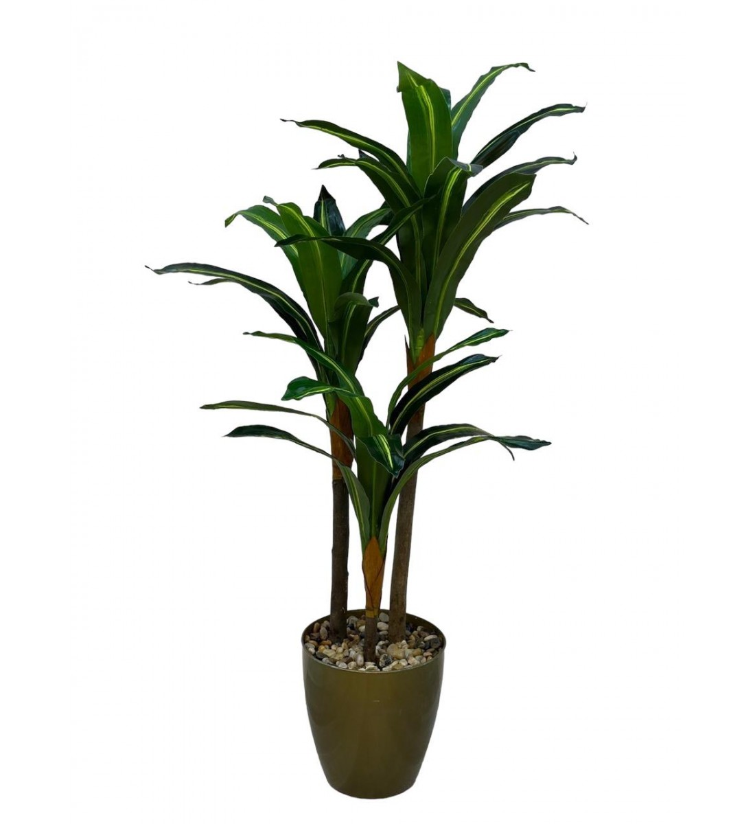 A tree decorated with 3 branches, a golden corner, 140 cm