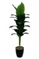 A tree decorated with black parked bananas, approximately 140 cm