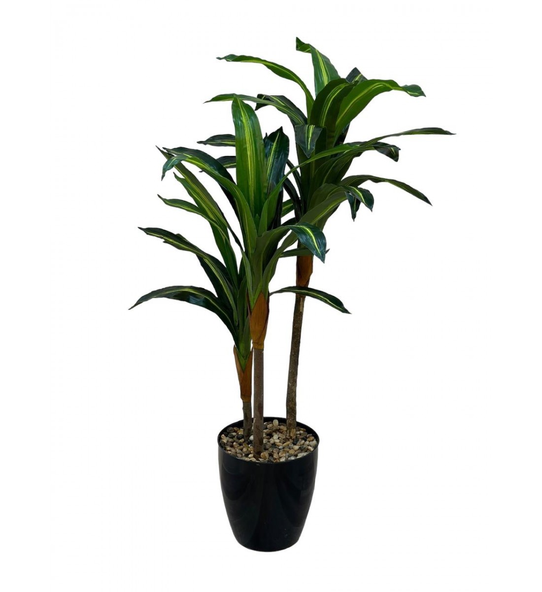 A tree decorated with 3 branches, a black corner, 140 cm