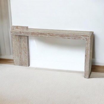 طاولة مدخل ديكور  بيج تصميم هندسي فريد 